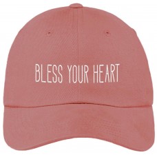 Bless Your Heart Funny Saying Pink Baseball Cap Hat Adjustable Unisex Gift  eb-02710159